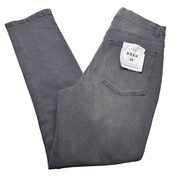 EVERY | Women | Noah Faded Black High Rise Slim Jeans | Size 29 - Picture 10 of 10